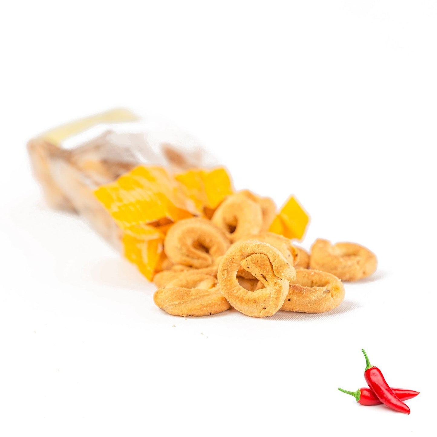 Taralli Pugliesi ai 7 Machos. Leggermente Piccanti